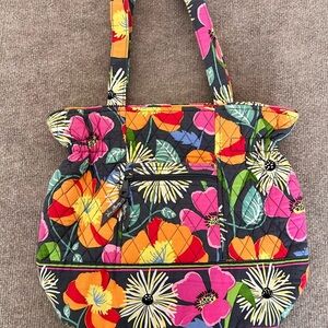 Vera Bradley Floral Quilted Tote Bag
